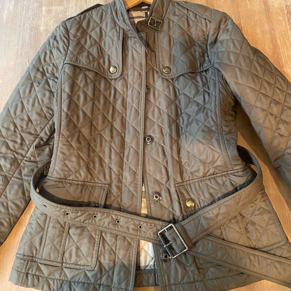 Authentic Burberry Brit Military style jacket.